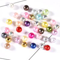 Blinginbox Haute Qualité Standard 3-20mm Perles Blanches Couleurs Populaires Perles Rondes En Plastique Avec 1 trou pour Robe De Mariée