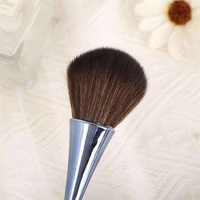 Kuas Makeup Kosmetik Lembut Tunggal dari Produsen, Kuas Bedak Tabur Besar untuk Blush On