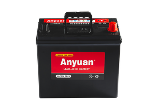 Nouvelle <span class=keywords><strong>batterie</strong></span> de démarrage au plomb sans entretien Anyuan 46B24 12V 45Ah 350CCA JIS à ajustement universel, garantie 12 mois - Product Image 6
