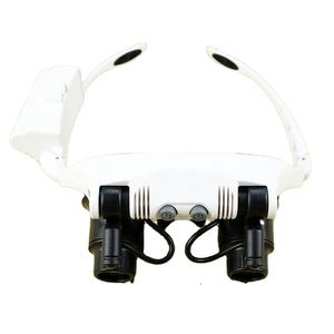 10X 15X 20X 25X <span class=keywords><strong>Lupa</strong></span> <span class=keywords><strong>de</strong></span> reparación <span class=keywords><strong>de</strong></span> <span class=keywords><strong>lupa</strong></span> montada en la cabeza con luz LED - Product Image 1