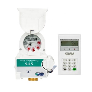 Medidor de Agua Prepago Inalámbrico IP68 con Teclado STS y Software de Venta de Tokens - Product Image 1