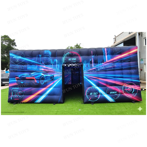 สนามกีฬาเป่าลมแบบโต้ตอบสำหรับประสบการณ์ <span class=keywords><strong>VR</strong></span> สนามแข่งขันเสมือนจริงเวที <span class=keywords><strong>VR</strong></span> สำหรับงานปาร์ตี้ - Product Image 5