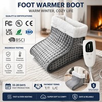 Chauffe-pieds chauffant Cedar Space, botte chauffante thermique pour les pieds, 6 niveaux, minuterie numérique, peluche douce, lavable, pour la maison et le bureau