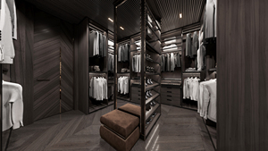 Armario Empotrado de Lujo de Última Generación, Materiales de Madera y Melamina, Dormitorio, Sala de Estar, Gimnasio, Diseño Moderno Personalizable, Hotel, Villa - Product Image 5