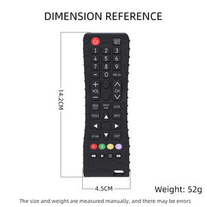 Jouet en silicone souple <span class=keywords><strong>de</strong></span> qualité alimentaire coloré, télécommande <span class=keywords><strong>de</strong></span> télévision, hochet pour bébé, enfants <span class=keywords><strong>de</strong></span> 0 à 24 mois et <span class=keywords><strong>de</strong></span> 2 à 4 ans, unisexe - Product Image 3