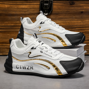 Mocasines de Diseño Moderno para Hombre, Zapatos Casuales con Cordones, Primavera Verano Otoño, Tallas 39-44, Parte Superior Impermeable y Suave, Suela de Goma, Cómodos - Product Image 6