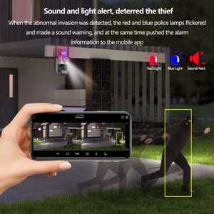 4MP Dış Mekan Çift Lensli CCTV Kamera WiFi Kamera İnsan Hareket Takibi PTZ 4mp Çift Lens Bağlantılı Ağ Kamerası - Product Image 5