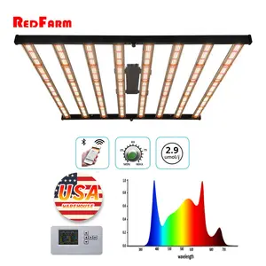 Spedizione gratuita redfarm 730nm IR booster 660nm mars samsung lm 301h spettro completo 800w led coltiva la luce 800w per copertura fioritura 5x5