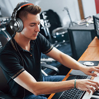 OneOdio-Écouteurs supra auriculaires gratuits pour la surveillance et le mixage en studio, oreillettes en cuir protéiné d'isolation sonore, pilote de 50mm
