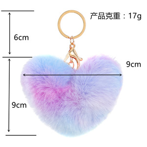Vente en gros de <span class=keywords><strong>porte</strong></span>-clés en peluche <span class=keywords><strong>licorne</strong></span> mignon et moelleux avec <span class=keywords><strong>pompon</strong></span>, <span class=keywords><strong>porte</strong></span>-clés créatifs pour voiture, accessoires - Product Image 4