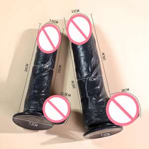 4mm 5mm Kalınlığında Siyah Sahte <span class=keywords><strong>Penis</strong></span> Gerçek Organ Taklidi Çubuk Şeklinde Mastürbatör Orgazm Uyarıcı Oyuncaklar - Product Image 1