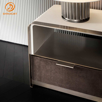 Petite table d'angle décorative moderne, rectangulaire, blanche, turque, en bois, multi-usages, de style européen, pour chambre à coucher