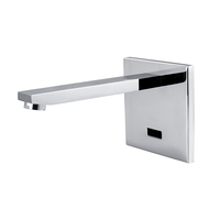 Robinet de lavabo mural à capteur sans contact, robinet automatique à capteur