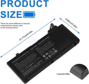 Batería para computadora portátil A1322 para versiones de 13 pulgadas 2009-2012 No A1278 2008 63.5Wh 10,95 V Batería de iones de litio en stock - Product Image 5
