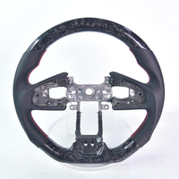 Volant en fibre de carbone et bois de pêcher pour Honda Accord, Civic, Odyssey, Elysion, Binzhi, Fit, Fengfan, URV, Jade, CRV - Vente en gros