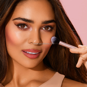 1413 RT simple empilable perles cristallisé réglage surligneur dessin animé Rose rose <span class=keywords><strong>poudre</strong></span> libre maquillage <span class=keywords><strong>pinceau</strong></span> ensemble - Product Image 3