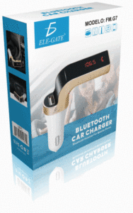 เครื่องส่งสัญญาณบลูทูธ FM ในรถยนต์ พร้อมที่ชาร์จ USB และหน้าจอแสดงผล - Product Image 4
