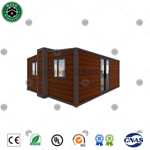 Maison conteneur extensible préfabriquée 2-3 chambres à construire rapidement, villa mobile avec panneaux sandwich - Product Image 2