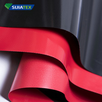 Tissu de bâche en polyester 100 % enduit PVC, tissé, imperméable, coupe-vent, ignifuge, anti-UV, occultant, pour tentes d'extérieur - Vente en gros