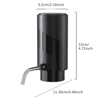 Elektrische wijnbeluchter en -dispenser, USB oplaadbaar, automatische wijnpropper, slimme wijnkaraf voor thuis, bar en feestjes