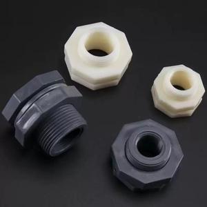 חיבור קל עמיד לפלסטיק <span class=keywords><strong>pvc</strong></span> bulkhead אביזרי נקבה מהיר מחבר מתאם מים צינור מיכל צינור לגינה - Product Image 2