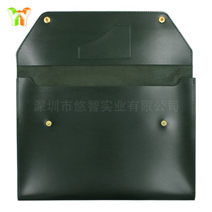 <b>A4</b> Tablet Bag/Briefcase, Leather Laptop Cover, Document Bag/<b>File</b> Folder (Customizable) - Product Image 3