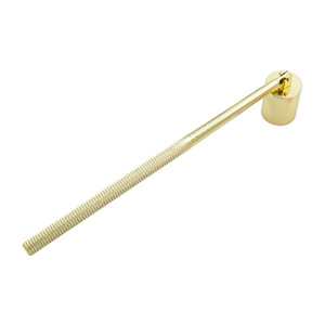 Bâton d'extinction de bougie en acier inoxydable, coupe-mèche sans fumée, finition dorée, chromée, or rose, noire - Product Image 4