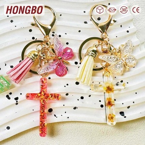 Hot-selling Manufacturer Dropshipping purple butterfly Tassel Fuchsia Yellow Blue Leather Cash Bag Wallet Shape Letter <strong>Jewellery</strong> - Product Image 1