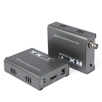 Extenseur HDMI sur câble coaxial, portée maximale 300 m, 1080p, HDCP1.2, transmission audio-vidéo sans perte, kit d'extension coaxiale AV