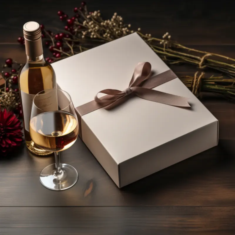 Luxus benutzer definierte Muster Champagner Flasche Geschenke für Valentinstag Hochzeit Verpackung Zinn Wein Geschenk box
