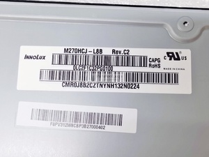 Pantalla LCD IPS de 27 pulgadas Innolux M270HCJ-L8B 100% sRGB con amplio ángulo de visión para actualización de pantallas de quioscos de autoservicio públicos - Product Image 3