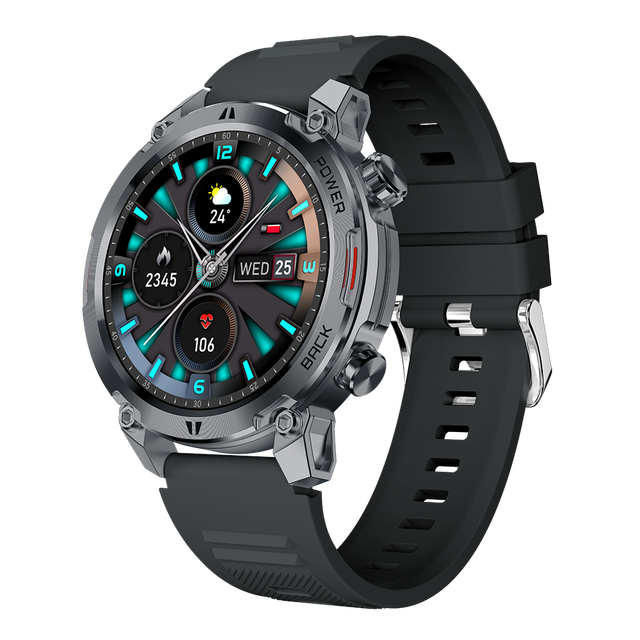 Outdoor Sports Smart Watch 100+ Sports Modes, Waterproof Fitness Watch With Heart Rate/SpO2/Blood Pressure BT Calling Watch