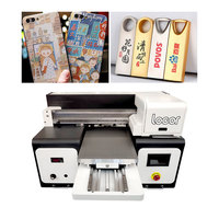 Imprimante à plat Locor A1 UV 6090 pour boîtes cadeaux, stylos, tasses, bouteilles en verre, machine d'impression avec vernis