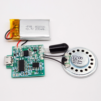 Kits de modules de commande vocale audio bricolage 8M MP3 bouton contrôle musique carte programmable Module de son enregistrable pour carte de voeux