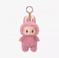 Authentique Popmart Labubu Doll Wings of Fortune Vinyl Exciting Macaron Plush the Monsters Hanging Card Toys Blind Box Figures
