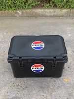 65L Zwarte Heavy Duty Rotomolded Thermische Zonnepaneel Geïsoleerde Koelbox UV-bestendig Buitensport Kamperen Picknick Houdt Blikjes Koel