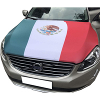 Funda para Capó de Coche Personalizada al por Mayor, Bandera de Panamá, Tejidos Elásticos Lavables, Pancarta para Capó de Coche