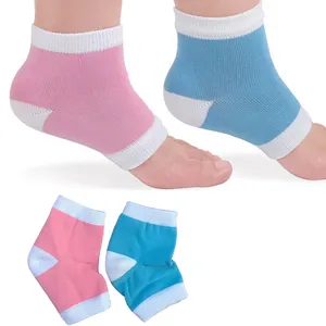 Jel topuk çorap kuru sert kırık cilt için açık ayak çorap nemlendirici jel kaplı toheal Spa çorapları iyileşmek ve kuru tedavi etmek