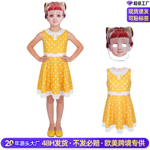 ทอย สตอรี่ 4 แก๊บบี้ตุ๊กตาคอสเพลย์เครื่องแต่งกายสีเหลืองลายจุดชุดเด็กอายุ 8 13 ปีฮาโลวีนอะนิเมะเล่นตามบทบาท - Product Image 3