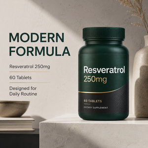 Complément alimentaire personnalisé à base d'extraits végétaux Halal, comprimés de trans-resvératrol 100 %, sans produits laitiers, antioxydant, pour la santé et l'immunité, OEM/ODM, 2 ans - Product Image 4