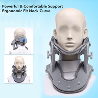 Compresse chauffante réglable soutien cou collier orthèse dispositif de traction cervicale pour le soulagement de la douleur au cou