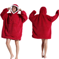 Pyjama à capuche en polaire épais, chaud et coupe-vent, unisexe, pour la maison et les occasions décontractées