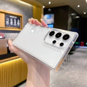 Funda Transparente para Teléfono de TPU+Acrílico para <span class=keywords><strong>Samsung</strong></span> S24/S25/S26 Ultra, Carcasa Antigolpes con Botón Independiente para <span class=keywords><strong>Samsung</strong></span> A56 A05 - Product Image 3