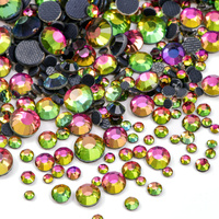 BOBOHOO Mix Taille Strass En Gros Populaire DMC Hotfix Rond Strass Motif Strass pour Chaussures Vêtements Sacs À Capuche