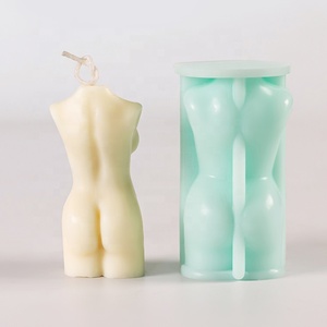 Moule en silicone DIY écologique pour bougie corporelle, femme <span class=keywords><strong>enceinte</strong></span> nue, pour la fabrication de savon et de cire en résine époxy - Product Image 5