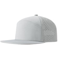 Gorra de Béisbol Personalizada de 6 Paneles con Logotipo Bordado en 3D, Parche de Goma, Impermeable, con Orificios Cortados con Láser, Deportiva, de Golf, Perforada, con Cierre a Presión