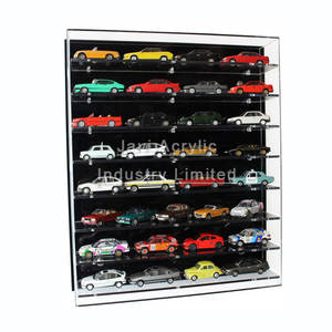 واضح جامعي معرض الاكريليك البلاستيك عرض القضية لل 1:18 مقياس دييكاست نماذج السيارات - Product Image 3