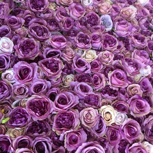 ฉากหลังดอกกุหลาบผ้าไหม 3 มิติ คุณภาพสูง งานแฮนด์เมด สำหรับงานแต่งงานและงานเปิดเทอม - Product Image 5