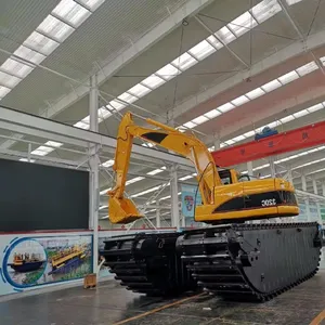 Amphibious Excavator Pontoon