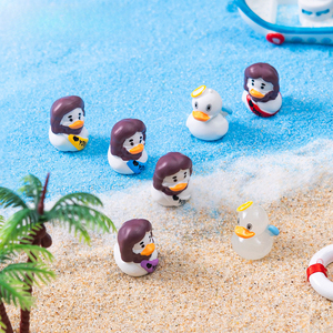 Nouveau Jésus t'aime canard petit canard jaune poupée ornement accessoires Mini Micro paysage ornement - Product Image 3